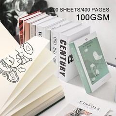 Thick Blank Journal Notebook 400 Pages 3.9 × 5.5 No Lines Soft Leather Pocket…