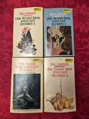 Lot The Year’s Best Fantasy Stories by Lin Carter #3 #4 #6 #7 DAW First Editions