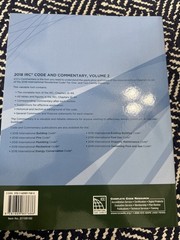 2018 International Residential Code and Commentary Vol 2 by Icc (Trade…