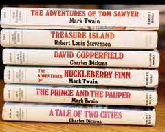 Great Illustrated Classics Lot Of 6 Juvenile Fiction Hardcover Books