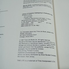 Time Life Books Fix It Yourself Windows Doors Walls Ceilings Woodwork Hardcover