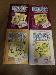 Lot of 8 Hardcover Dork Diaries Books, Rachel Renee Russell, Books 1 Through 8