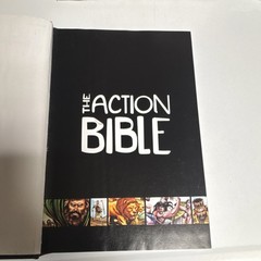 The Action Bible: God’s Redemptive Story by Doug Mauss HC 2010 Illus Cariello