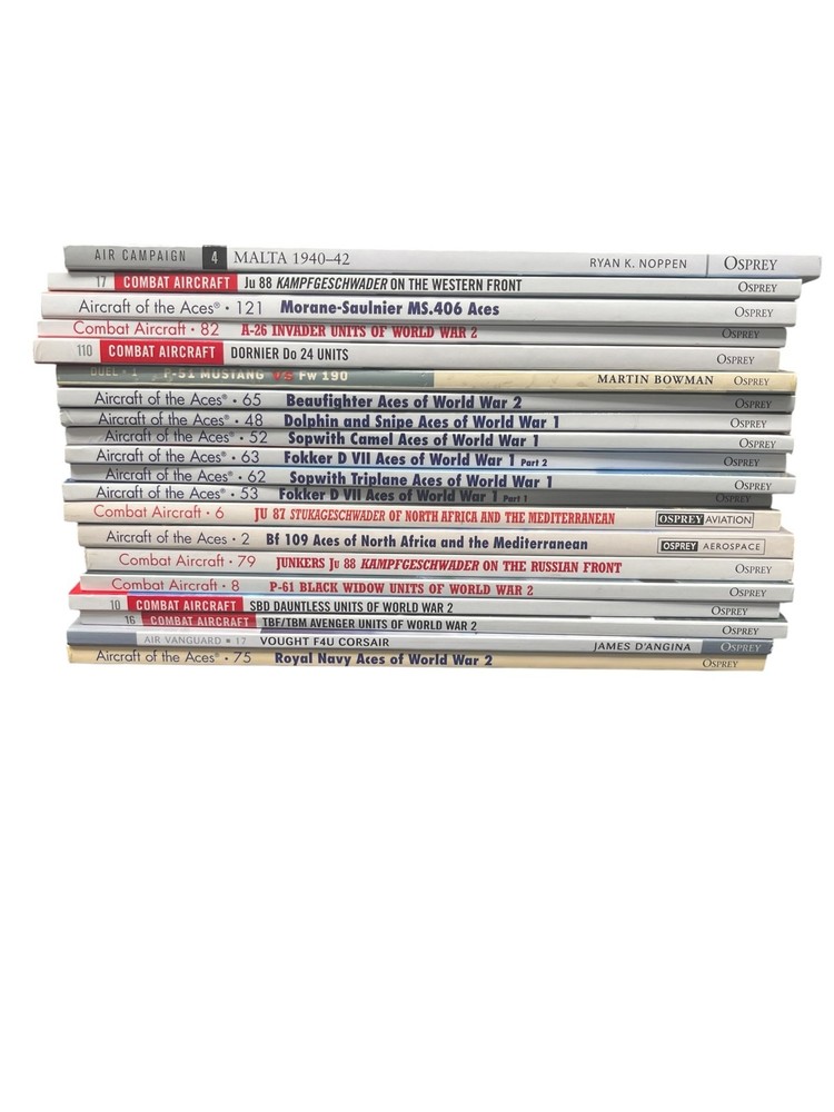 Lot Of 20 Osprey Aviation Book Collection