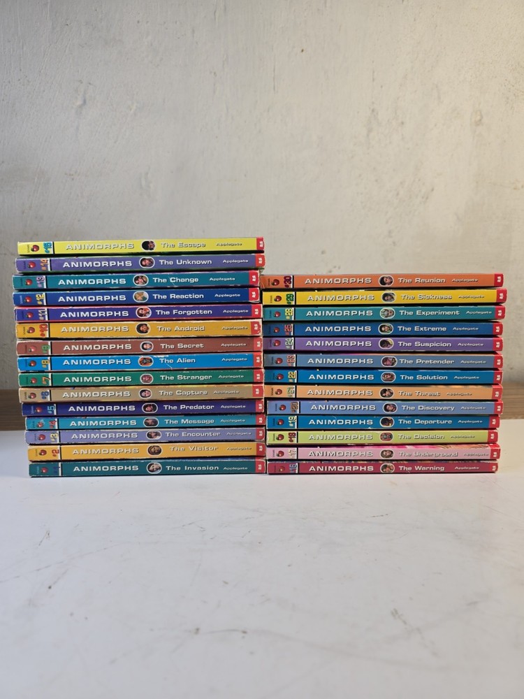 ANIMORPHS series 1-25 Complete set Plus 28, 29, 30 K.A Applegate Lot Of 28 Books