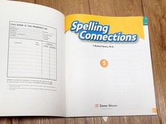 🔥 Spelling Connections Grade 5 (Paperback) Zaner-Bloser 336 Pages