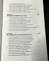 UNCENSORED HEALTH Book called-25 Forbidden Cures You Can Have Today- Book, #392