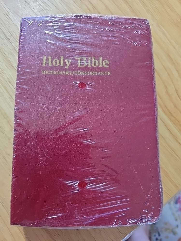 Holy Bible King James Version Sealed New Red Letter Edition Red Book