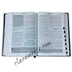 Biblia Pastoral de Estudio Senda de Vida Ampliada RV1960 marrón con indice