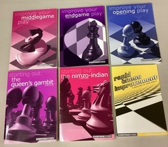 Lot of 6 EVERYMAN CHESS Books Starting Out and Improving Shaw, Ward, Flear GM/IM