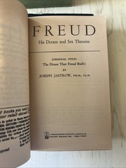 Vintage Freud Psychology 4-Book Lot: Dreams, Psychoanalysis & Hysteria Paperback