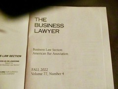 American Bar Association The Business Lawyer 2022 volume 77 pages 621-1356