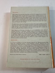 Failure Diagnosis and Performance Monitoring Hardcover L. P. Pau