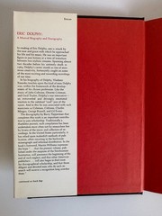 Eric Dolphy: A Musical Biography And Discography – Simosko/Tepperman 1st Ed HCDJ