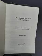 Impact of Shift Work on Police Officers by O’ Neill… (1991) G PB 260529