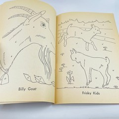 Farm Color-by-Number Whitman 1974 Vintage Children’s Activity Book
