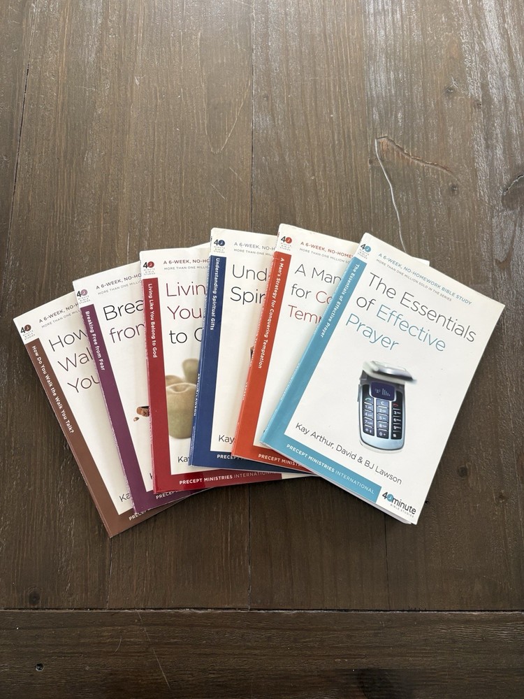 6 Kay Arthur Six Week 40 Minute No Homework Bible Study Books Precept Ministries