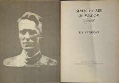 1937 Seven Pillars of Wisdom by T.E. Lawrence Vintage Hardcover with DJ