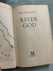 River God Wilbur Smith 1993 1st Edition Hardcover DJ Egyption Historical Fiction