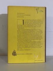 Anarchy and Order: Essays in Politics