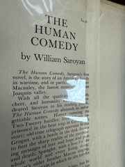 The Human Comedy William Saroyan Illustrated by Don Freeman Unclipped $4.50