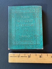 1921 Small Book MAN WITHOUT A COUNTRY Classic Literature NY Little Leather