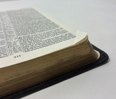 Vintage Compact Cambridge HTF Hand Grained Morocco Leather Concordance KJV Bible