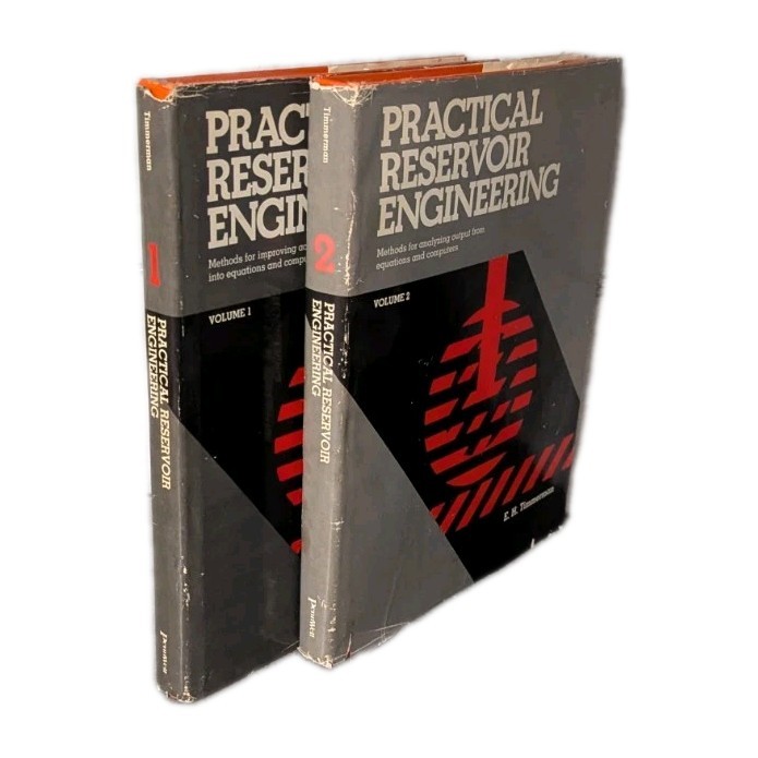 1982 Practical Reservoir Engineering: Two Volume Set by E. H. Timmerman HC/DJ