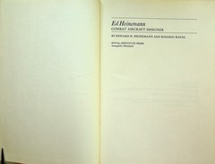 Ed Heinemann Combat Aircraft Designer Naval Institute Press 1980 HC DJ Douglas