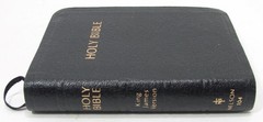 Nelson Smallest Holy Bible 104 King James Version Black Genuine Leather