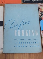 Lot of 5 Vintage Cookbooks 1930s-1950s Frigidair, Miracle Maid, Dormeyer