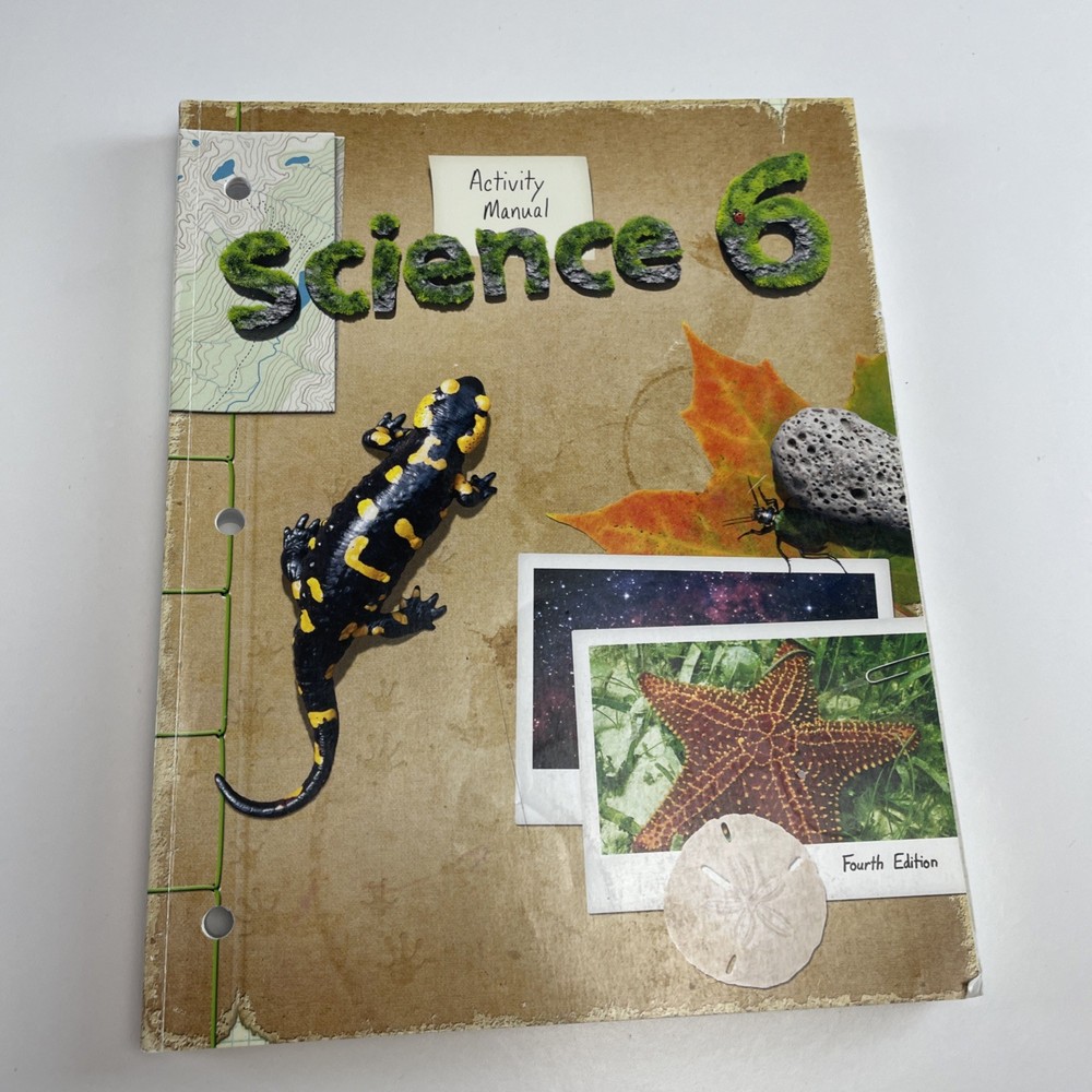 BJU Press- Science 6 Activity Manual 4ED 281329 *Read Description*