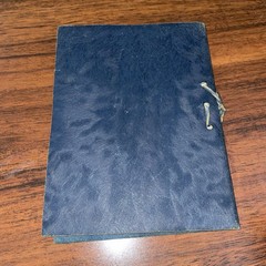 1930 Penn State Leather Book 6” X 4” Hand Made Vintage 30ish Pages