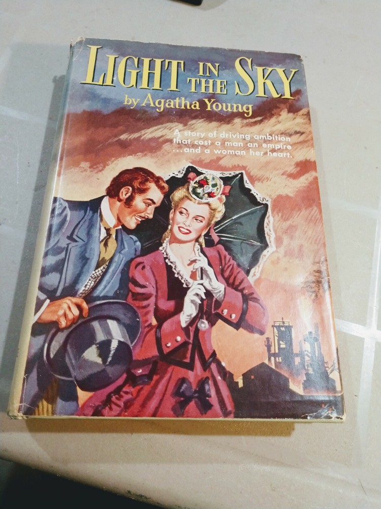 AA Light in the Sky by Agatha Young 1948 First Edition Hardcover Dustcover book