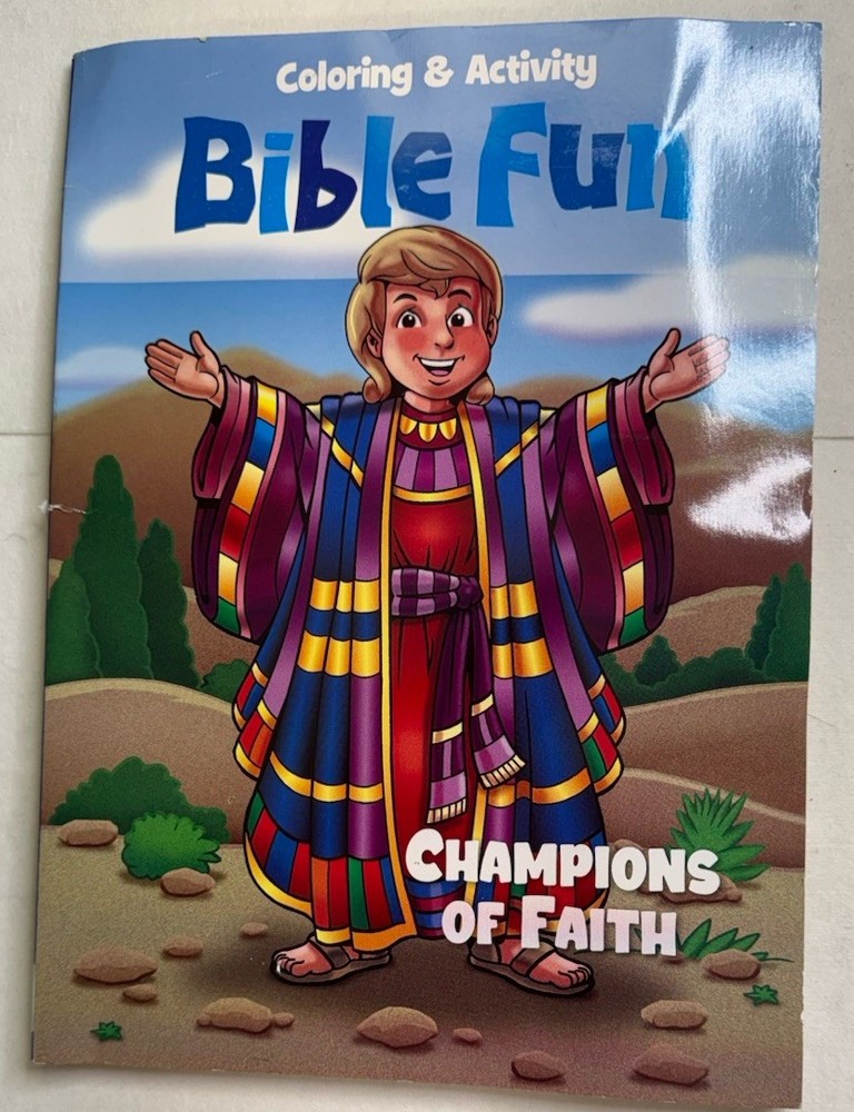 Bible Fun Coloring & Activity Champions of Faith book kids children Dreamtivity