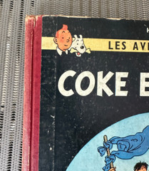 Hergé Tintin Coke en Stock 1st French Edition Danel „REDOUTABLE” Rare