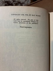 Vintage The AMERICAN MOTHER GOOSE by Ray Wood – 1940 Illustrated Hardcover