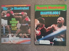 Lot of 25 Vintage BOXING Sports Illustrated Magazines Sugar Ray v Marvin Hagler