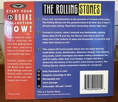 THE ROLLING STONES ILLUSTRATED 120 Pg CD Softcover Book Chris Welch UNREAD