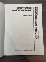 Cultural Anthropology Second Edition Ember Plus Study Guide/Workbook 1977