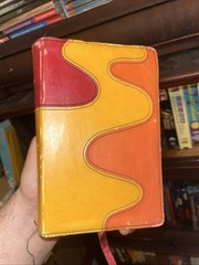 The Backpack Bible: New International Version, Italian Duo Tone-Orange/Gold/…