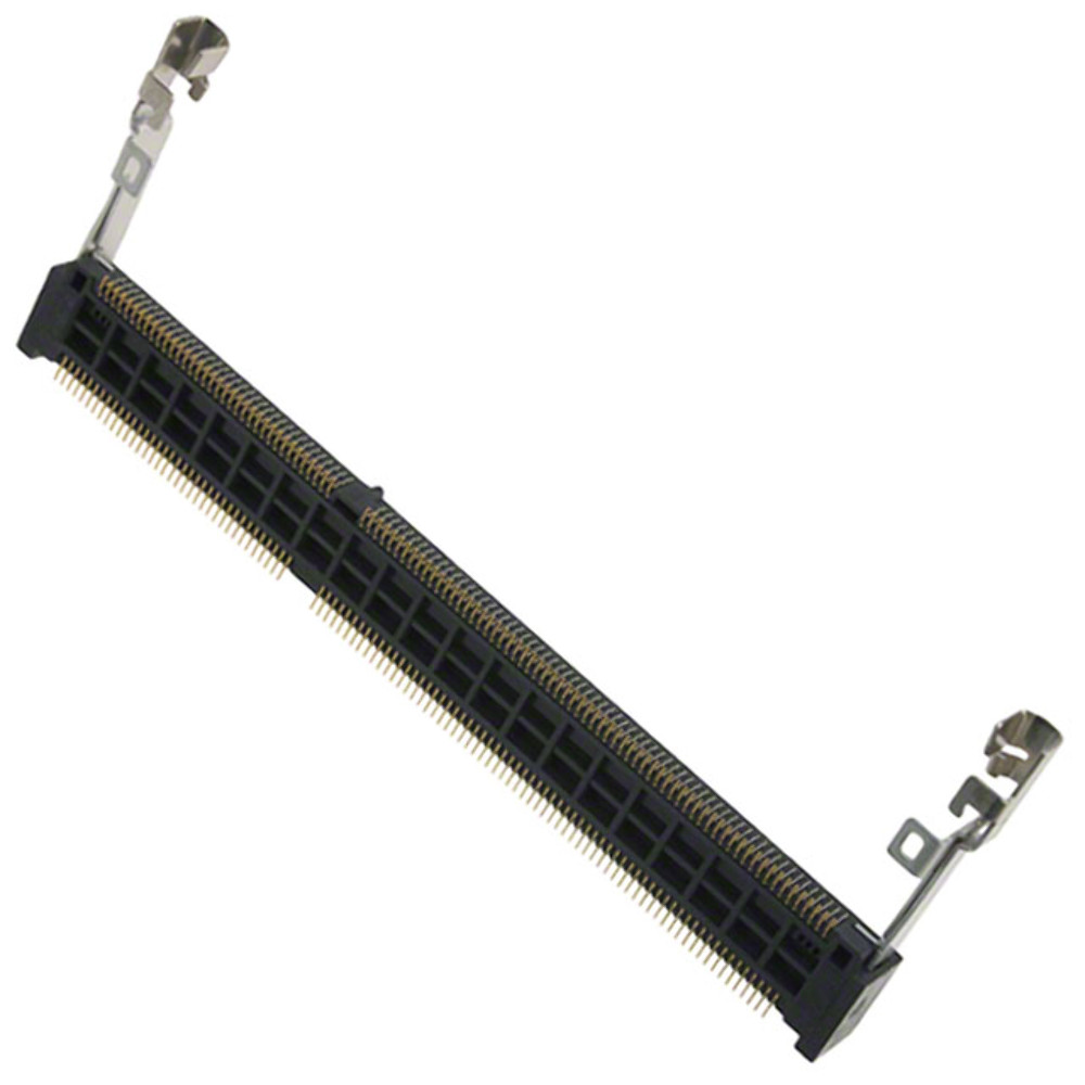 Pack of 2 MM80-204B1-1 Connector 204 Position SODIMM DDR3 SDRAM Socket Surface M