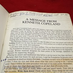 Kenneth Copeland Reference Edition Bible Genuine Leather KJV Concordance 1972