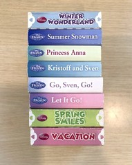 WALT DISNEY MICKEY & MINNIE and FROZEN MINI BOARD BOOKS 2.75″ X 2.75″ LOT OF 8
