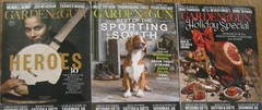 LOT OF 9 GARDEN & GUN SOFTCOVERS APRIL / MAY 2020 THROUGH OCTOBER /NOVEMBER 2023