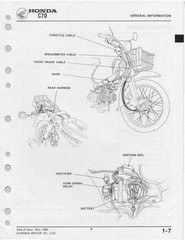 HONDA C70 Shop Manual 1980 Through 1982 1981 – STEEL WIRE BOUND – TOUGH COVERS