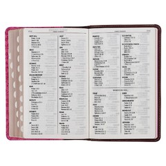 KJV Giant Print Brown Berry Pink Thumb Indexed BRAND NEW in Shrink Wrap!!!