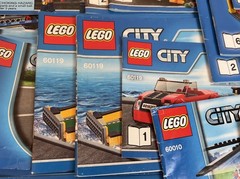 LEGO CITY Lot of 55 Manuals Instructions Booklets Only – See photos for set