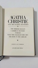 Agatha Christie – Five Miss Marple Mysteries – Longmeadow Press 1985 Leather