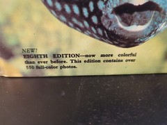 EXOTIC MARINE FISHES by AXELROD & EMMENS 1988. hardbound, 608 pages